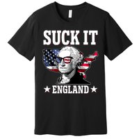 Funny George Washington Suck It England Premium T-Shirt