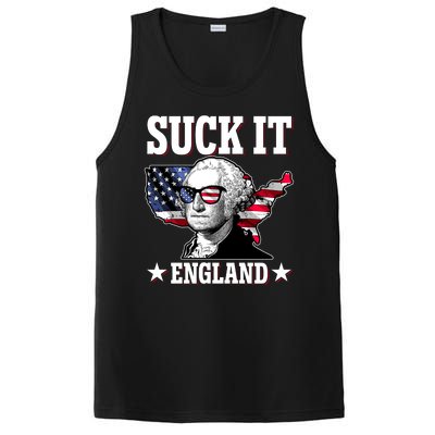 Funny George Washington Suck It England PosiCharge Competitor Tank