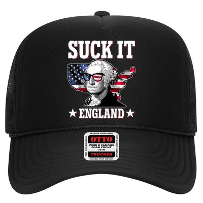 Funny George Washington Suck It England Trucker Hat