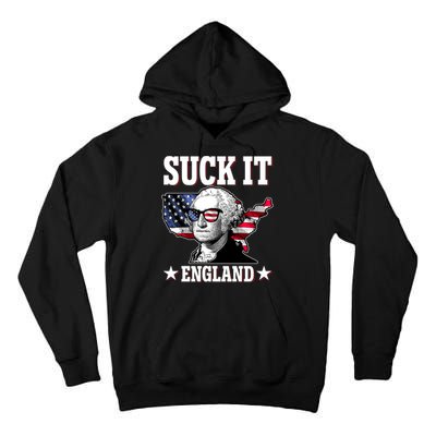 Funny George Washington Suck It England Tall Hoodie