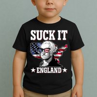 Funny George Washington Suck It England Toddler T-Shirt