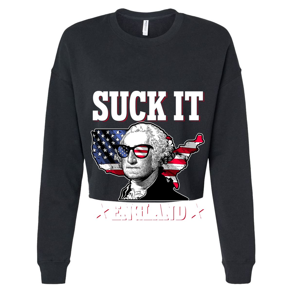 Funny George Washington Suck It England Toddler T-Shirt