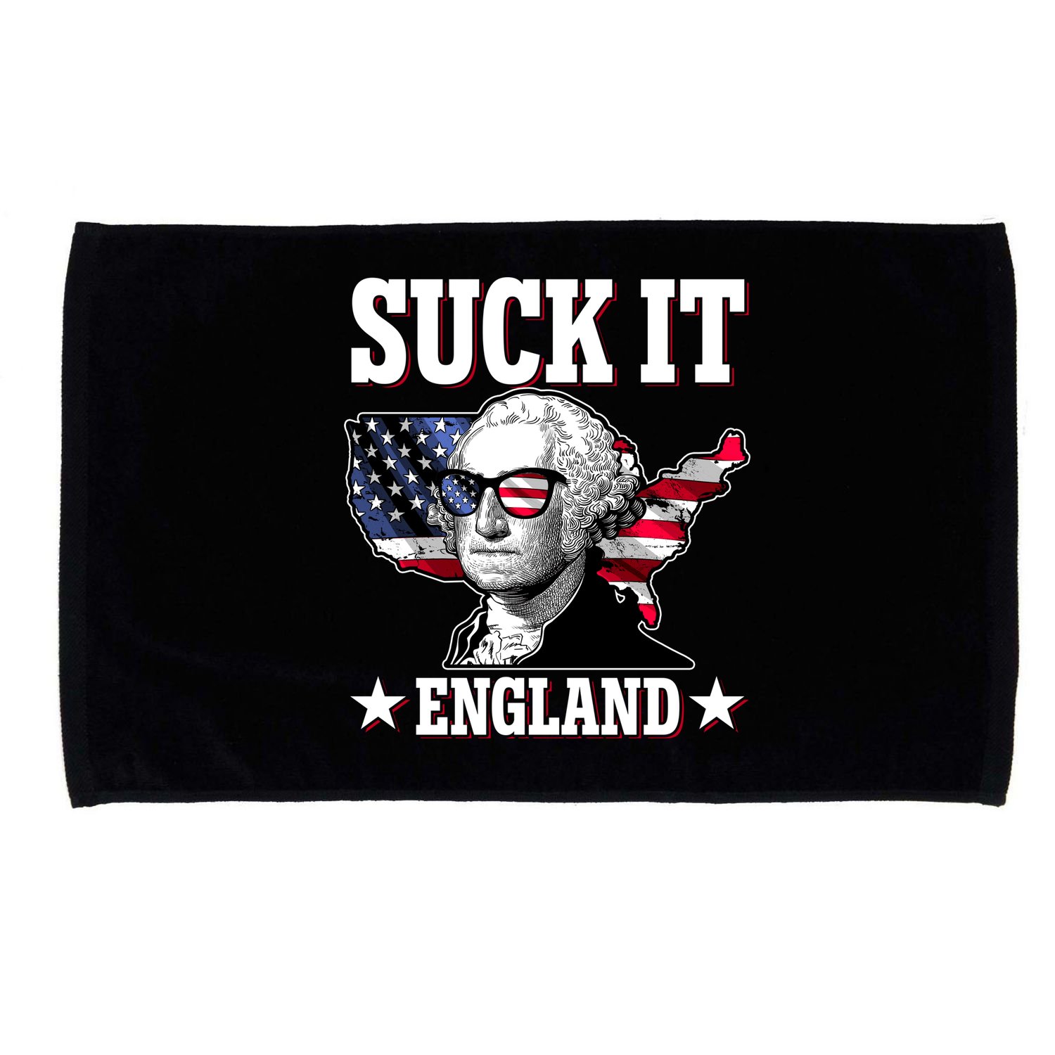 Funny George Washington Suck It England Microfiber Hand Towel