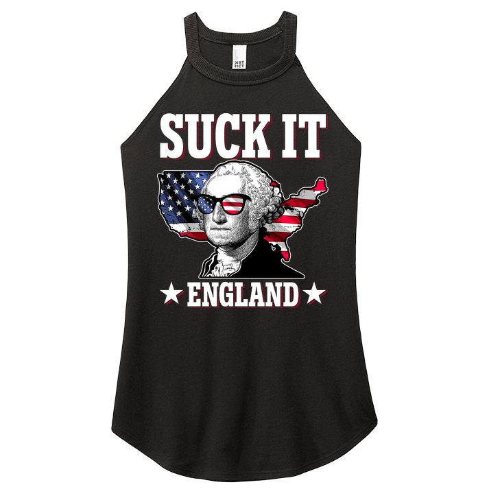 Funny George Washington Suck It England Women's Perfect Tri Rocker Tank