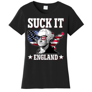 Funny George Washington Suck It England Women's T-Shirt