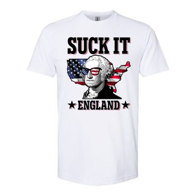 Funny George Washington Suck It England Softstyle® CVC T-Shirt