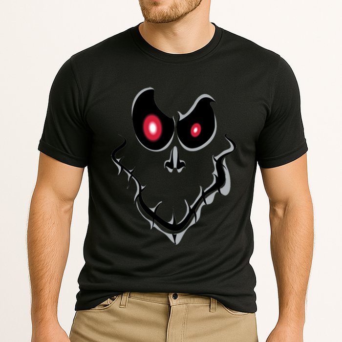 Funny Ghost Face Halloween Cooling Performance Crew T-Shirt