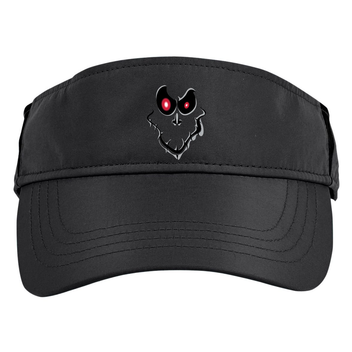 Funny Ghost Face Halloween Adult Drive Performance Visor