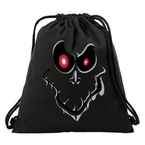 Funny Ghost Face Halloween Drawstring Bag