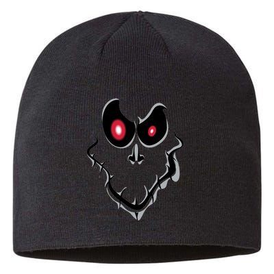 Funny Ghost Face Halloween Sustainable Beanie