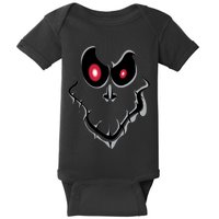 Funny Ghost Face Halloween Baby Bodysuit