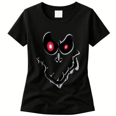 Funny Ghost Face Halloween Womens T-Shirt