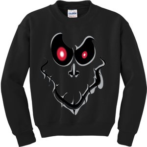 Funny Ghost Face Halloween Kids Sweatshirt