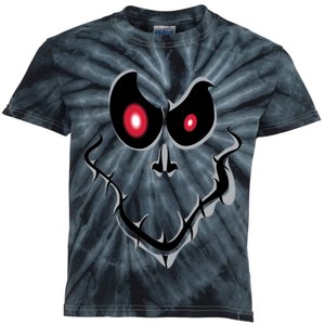 Funny Ghost Face Halloween Kids Tie-Dye T-Shirt