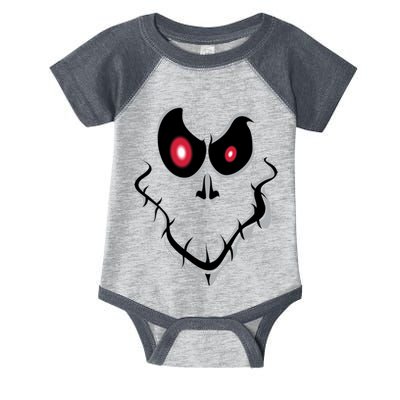 Funny Ghost Face Halloween Infant Baby Jersey Bodysuit