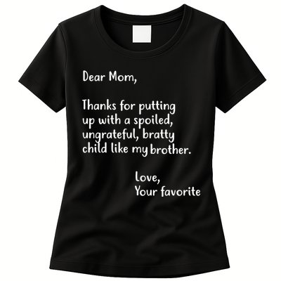 Funny Gift For Mothers Dear Mom (Brother) Women's T-Shirt