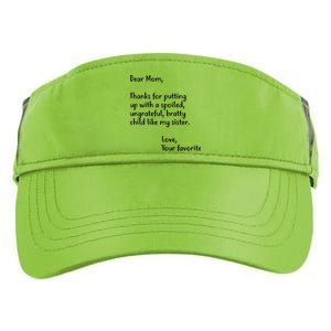 Funny Gift For Mothers Dear Mom (Sister) Adult Drive Performance Visor