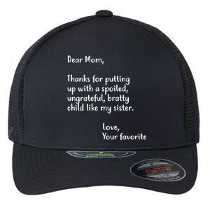 Funny Gift For Mothers Dear Mom (Sister) Flexfit Unipanel Trucker Cap