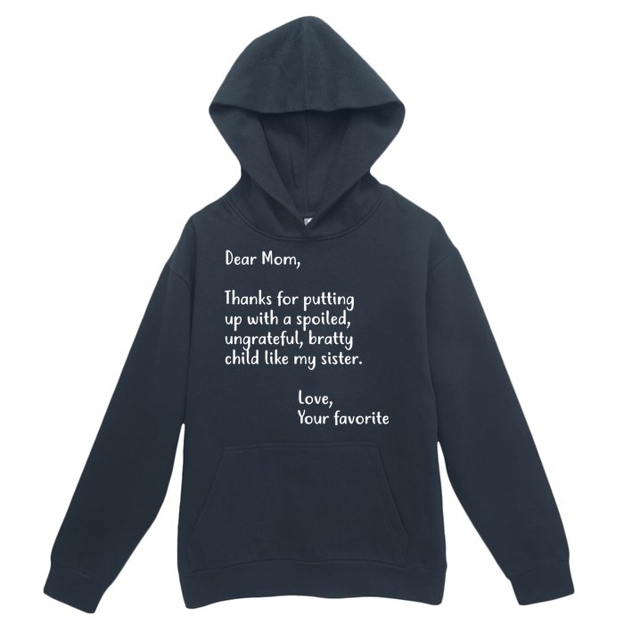 Funny Gift For Mothers Dear Mom (Sister) Urban Pullover Hoodie