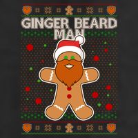 Funny Ginger Beard Man Ugly Christmas Sweater Cool Comfort Performance Bucket Hat