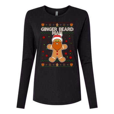 Funny Ginger Beard Man Ugly Christmas Sweater Womens Cotton Relaxed Long Sleeve T-Shirt