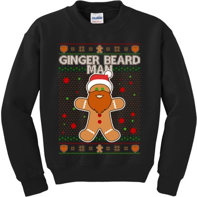 Funny Ginger Beard Man Ugly Christmas Sweater Kids Sweatshirt