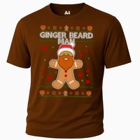 Funny Ginger Beard Man Ugly Christmas Sweater Cooling Performance Crew T-Shirt