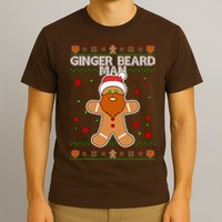 Funny Ginger Beard Man Ugly Christmas Sweater T-Shirt