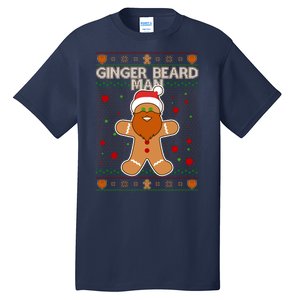 Funny Ginger Beard Man Ugly Christmas Sweater Tall T-Shirt