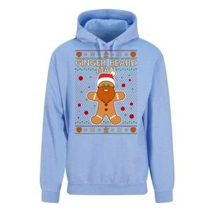 Funny Ginger Beard Man Ugly Christmas Sweater Unisex Surf Hoodie