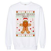 Funny Ginger Beard Man Ugly Christmas Sweater Garment-Dyed Sweatshirt