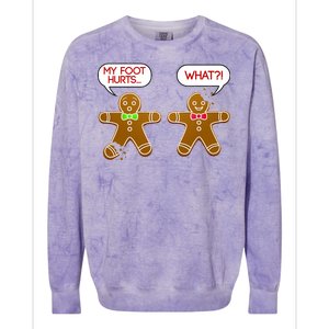 Funny Gingerbread Christmas Colorblast Crewneck Sweatshirt