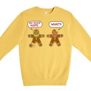 Funny Gingerbread Christmas Premium Crewneck Sweatshirt