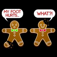 Funny Gingerbread Christmas Cooling Performance Crew T-Shirt