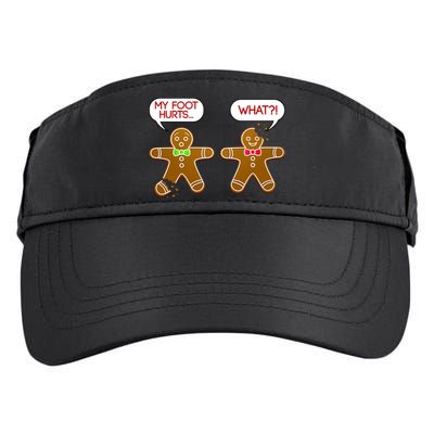 Funny Gingerbread Christmas Adult Drive Performance Visor