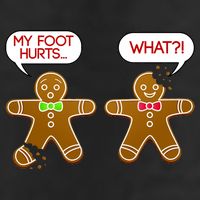 Funny Gingerbread Christmas 11oz C Handle Ceramic Mug