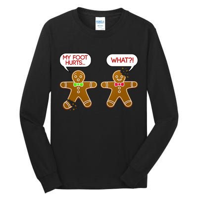 Funny Gingerbread Christmas Tall Long Sleeve T-Shirt
