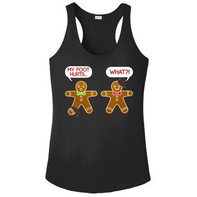 Funny Gingerbread Christmas Ladies PosiCharge Competitor Racerback Tank