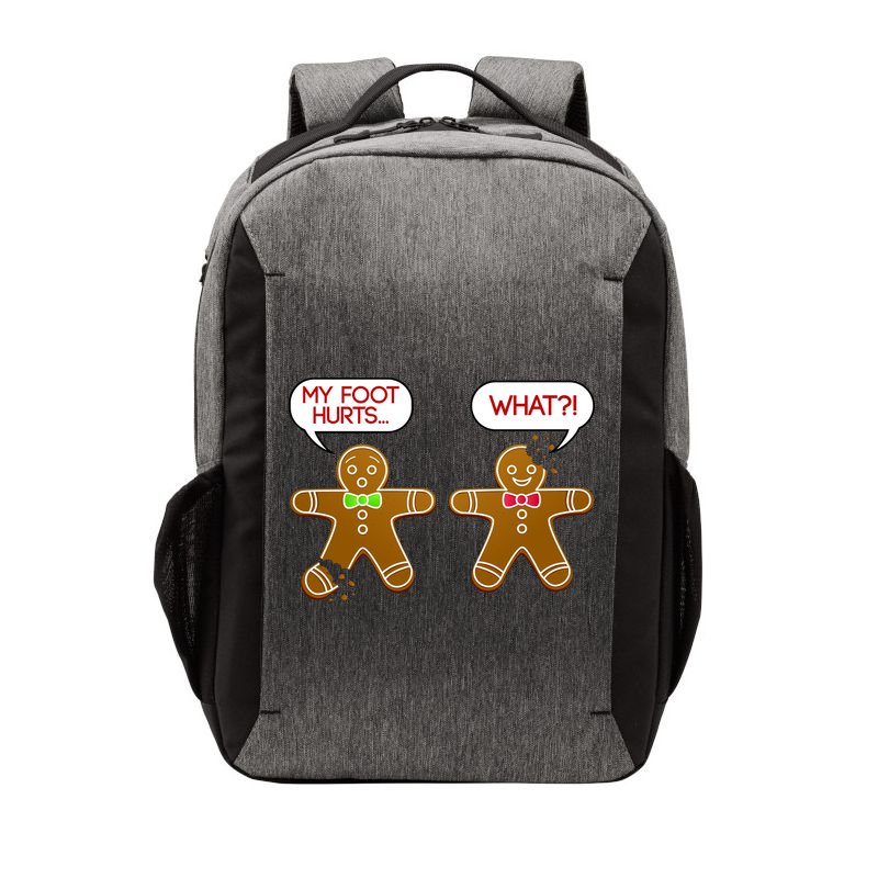 Funny Gingerbread Christmas Vector Backpack