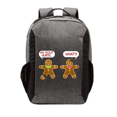 Funny Gingerbread Christmas Vector Backpack