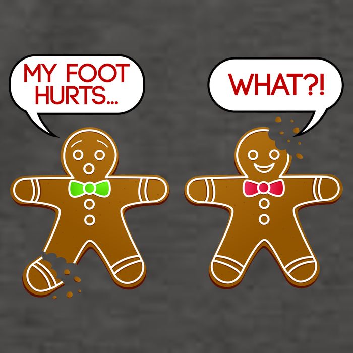 Funny Gingerbread Christmas Vector Backpack