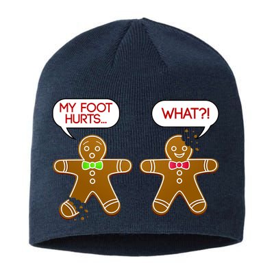 Funny Gingerbread Christmas Sustainable Beanie