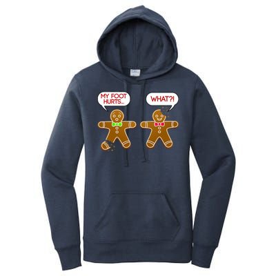 Funny Gingerbread Christmas Women's Pullover Hoodie