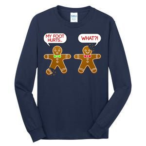 Funny Gingerbread Christmas Tall Long Sleeve T-Shirt