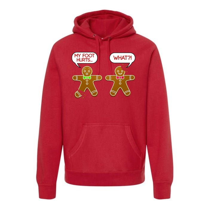 Funny Gingerbread Christmas Premium Hoodie