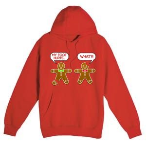 Funny Gingerbread Christmas Premium Pullover Hoodie