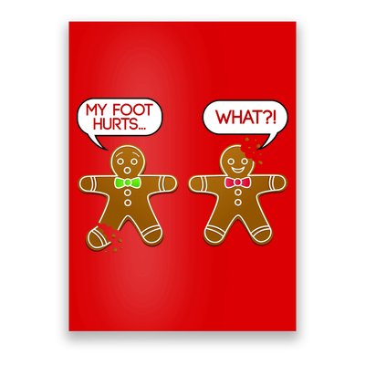 Funny Gingerbread Christmas Poster