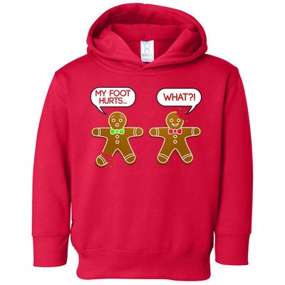 Funny Gingerbread Christmas Toddler Hoodie