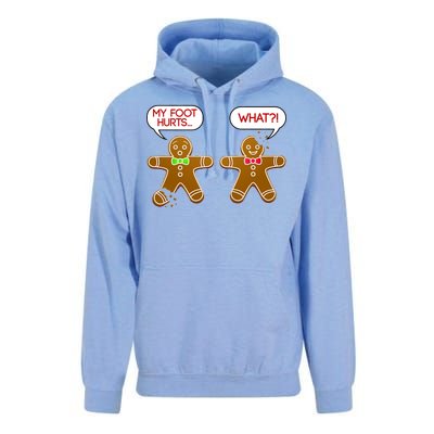 Funny Gingerbread Christmas Unisex Surf Hoodie