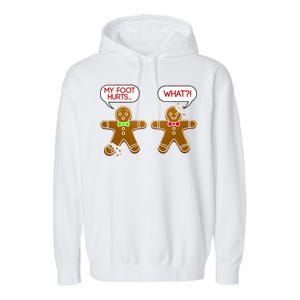 Funny Gingerbread Christmas Garment-Dyed Fleece Hoodie